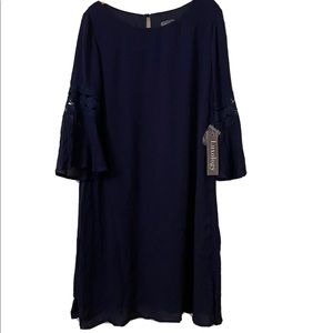 NWT Luxology Blue Long Sleeve casual Dress Size 10